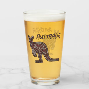 Verre Mosaïque autochtone de Kangaroo