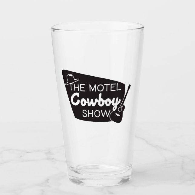Verre Motel Cowboy Show Pint Glass (Devant)