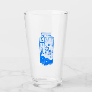 Verre Motif de bouteille de lait
