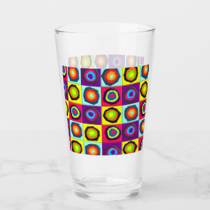 Verre Motif de cercles colorés