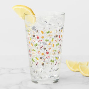 Verre Motif de vacances Tropical Summer Beach Design