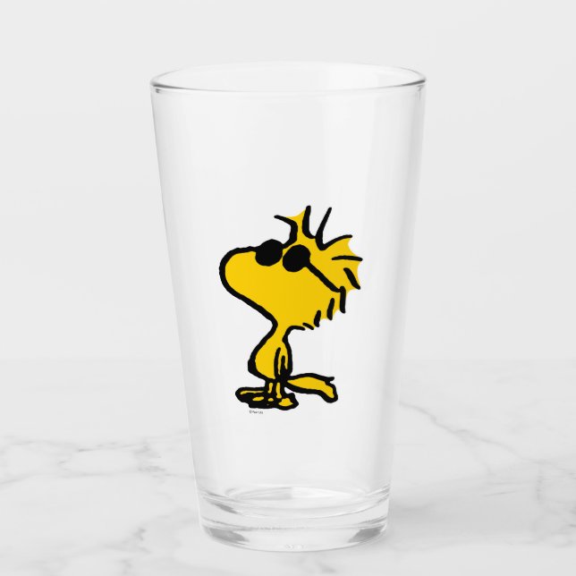 Verre Motif Lunettes de soleil Cool Woodstock (Devant)