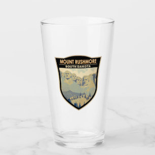 Verre Mount Rushmore South Dakota Travel Art Vintage