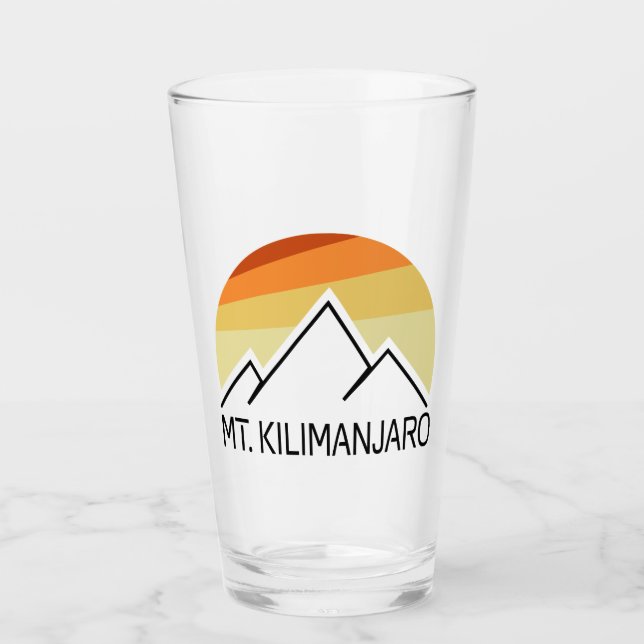 Verre Mt. Kilimanjaro Retro (Devant)