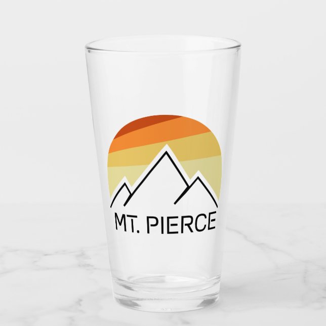 Verre Mt. Pierce New Hampshire Retro (Devant)