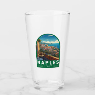 Verre Naples Italie Travel Art Vintage