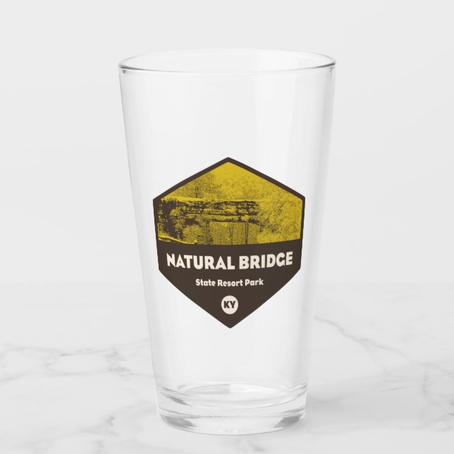 Verre Natural Bridge State Resort Park Kentucky (Devant)