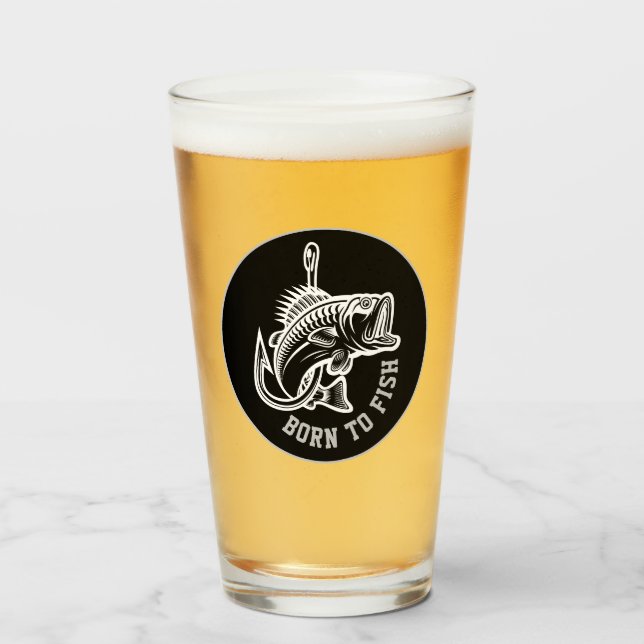 Verre Né au poisson (Devant (rempli))