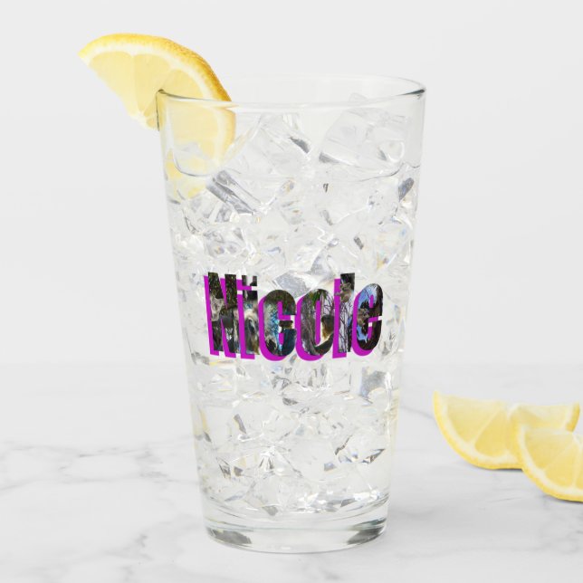 Verre "Nicole" Nom Réalisé Avec Des Koalas, (Devant glace)