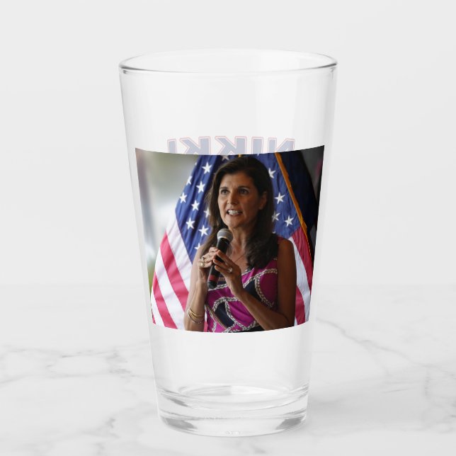 Verre Nikki Haley à la présidence - Des ongles durs (Devant)