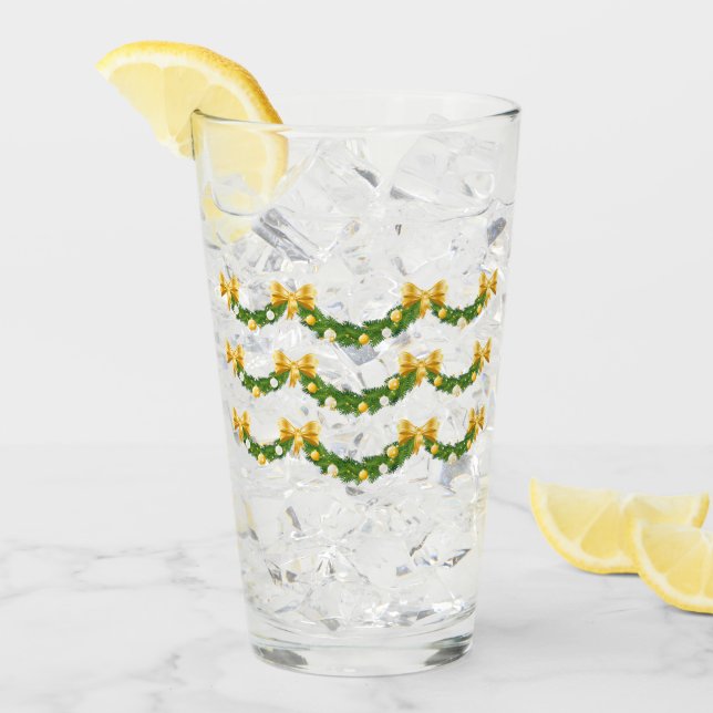 Verre Noël (Devant glace)