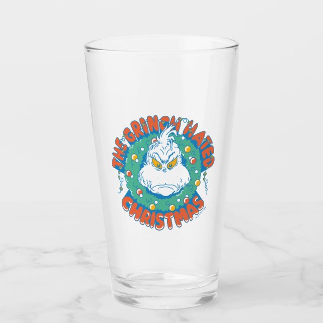 Verre Noël de Grinch haï (Devant)