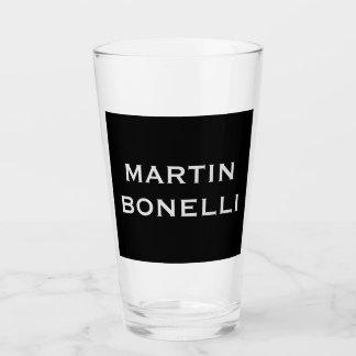 Verre Noir moderne minimaliste