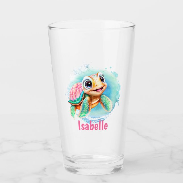 Verre Nom de la turquie mignonne Enfants (Devant)