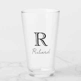 Verre Nom élégant monogramme