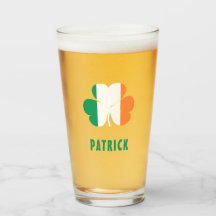 Nom personnalisé Celtic Irlande Shamrock Drapeau i