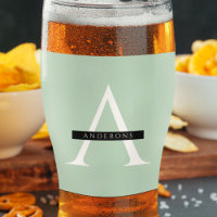 Nom personnalisé de la menthe pastel minimaliste