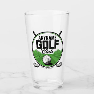 Verre NOM personnalisé Golfing Pro Golf Club Player