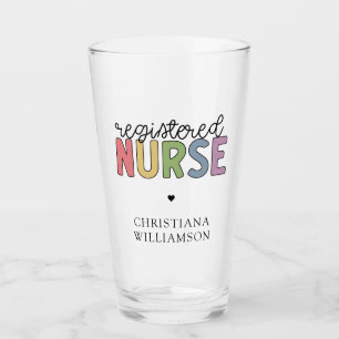Verre Nom personnalisé Infirmière inscrite infirmière in