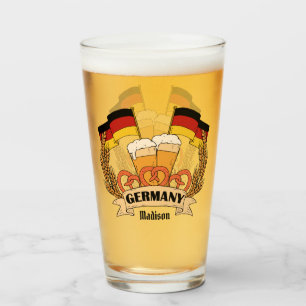 Verre nommé fait sur commande de pinte de bière
