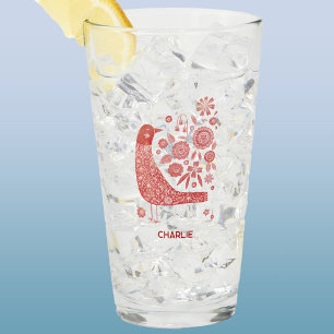 Verre Nordique Bird Personnalisé