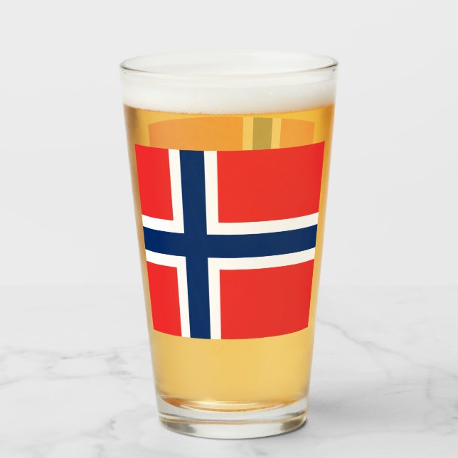 Verre Norvège (Devant (rempli))
