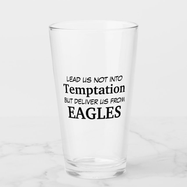 Verre Nous Deliger De L'Aigle Pint Glass (Devant)