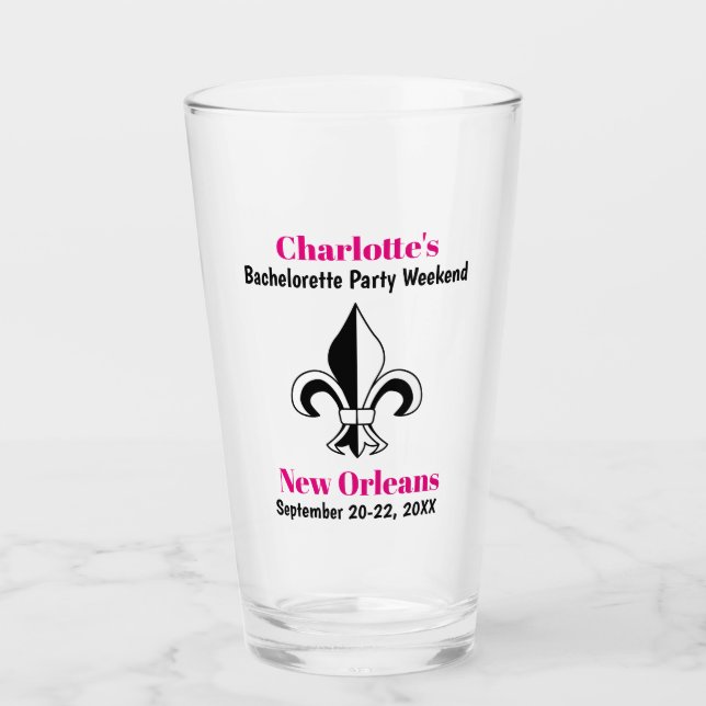 Verre Nouvelle-Orléans Bachelorette Party Favoriser Trip (Devant)