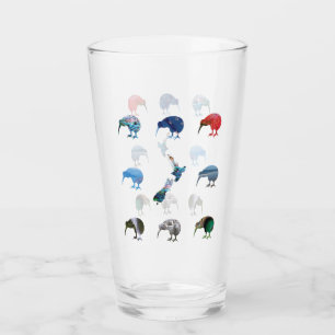 VERRE NOUVELLE-ZÉLANDE KIWIS