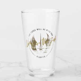Verre Obi-Wan Kenobi Insignia "Vive le Jedi"