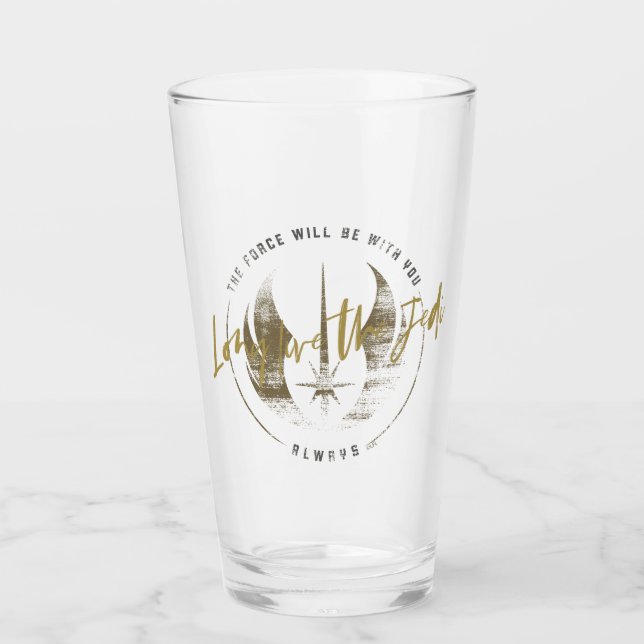 Verre Obi-Wan Kenobi | Insignia "Vive le Jedi" (Devant)
