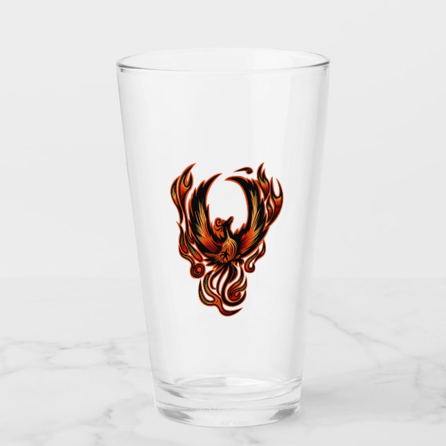 Verre Oiseau De Feu (Devant)