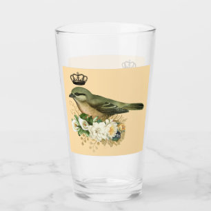 Verre Oiseau de la Couronne fantaisie sur la pêche
