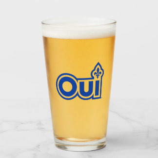 Verre OUI Quebec Referendum