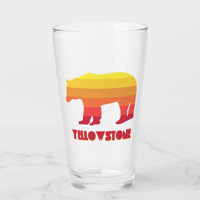 Verre Ours de Yellowstone (Devant)