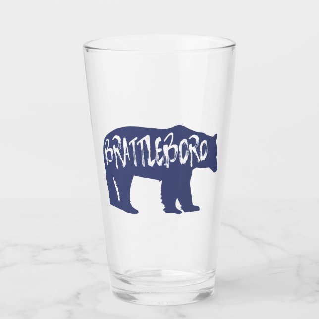 Verre Ours du Vermont Brattleboro (Devant)