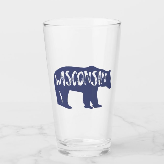 Verre Ours du Wisconsin (Devant)