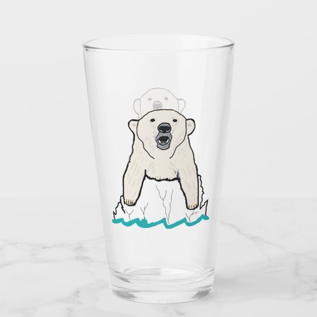 Verre Ours polaire (Devant)