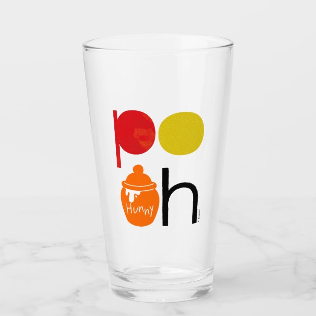 Verre Ourson| Aquarelle avec Hunny Pot (Devant)