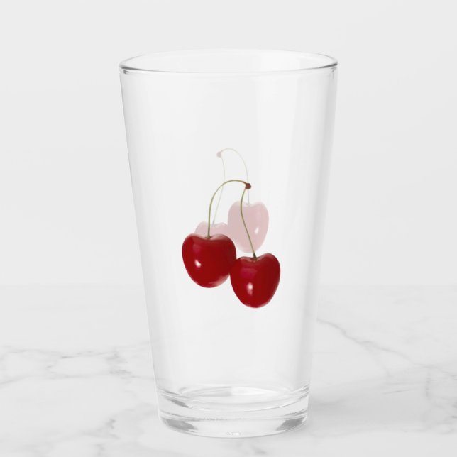 Verre Paire de cerises (Devant)