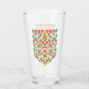Verre Palestine Tatreez Broderie traditionnelle