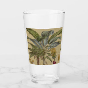 Verre Palm Antique Fruit Tropical Art Botanique