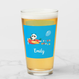 Verre Panda volant mignon personnalisée