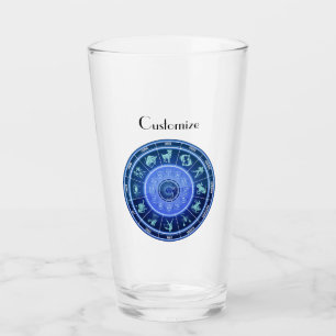 Verre Panneau solaire Zodiac Calendrier Astrologie Thund