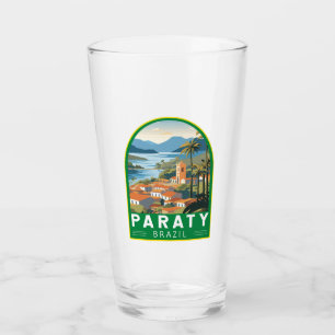 Verre Paraty Brésil Travel Art Vintage