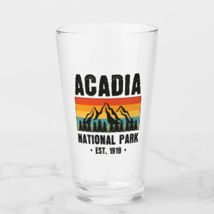 Verre Parc national Acadia, Maine Retro Vintage