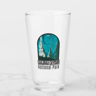 Verre Parc national Carlsbad Caverns Vintage