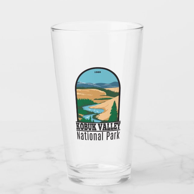 Verre Parc national de la vallée de Kobuk Vintage Alaska (Devant)