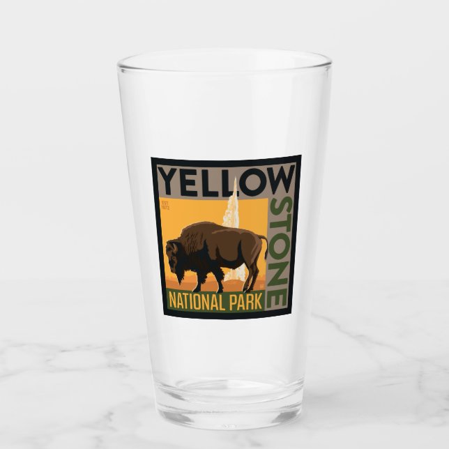 Verre Parc national de Yellowstone | Buffalo (Devant)