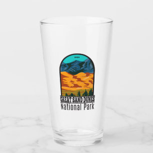 Verre Parc national des Great Sand Dunes Colorado Vintag